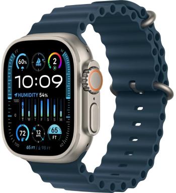 Apple Apple Watch Ultra 2 49mm titanová s modrým oceánským řemínkem