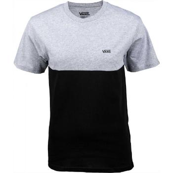 Vans COLORBLOCK TEE Pánské triko, černá, velikost