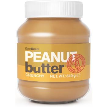 GymBeam Peanut Butter Crunchy 100% ořechový krém 340 g