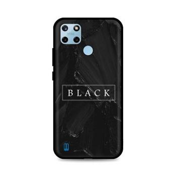 TopQ Kryt LUXURY Realme C25Y pevný Black 70219 (Sun-70219)