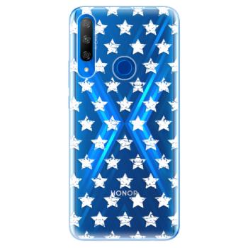 Odolné silikonové pouzdro iSaprio - Stars Pattern - white - Huawei Honor 9X