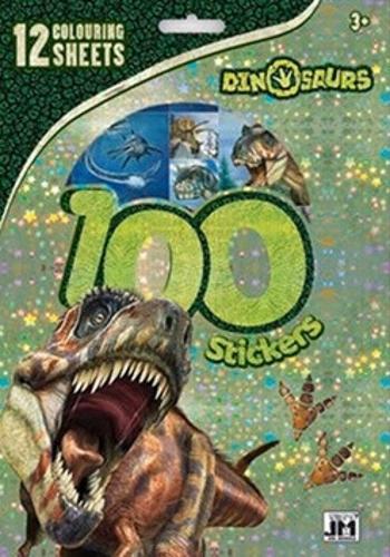 Dinosauři - 100 samolepek s omal. listy