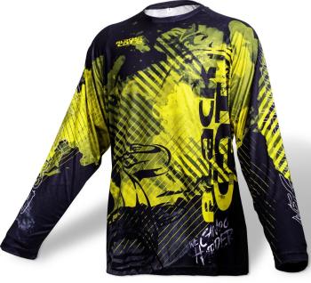 Black cat triko fishing jersey uv - l