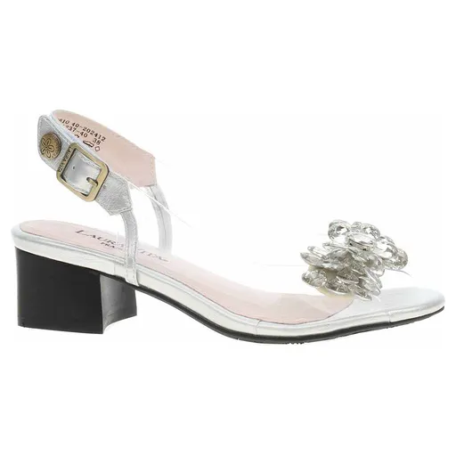 Dámská společenská obuv Laura Vita Hucbio 40 argent 37