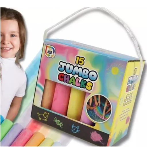 Chodníková křída JUMBO 15 ks