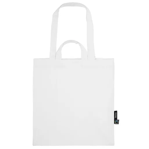 Neutral Nákupní taška se 4 uchy z organické Fairtrade bavlny - Bílá