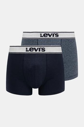 Boxerky Levi's 2-pack pánské, tmavomodrá barva, 37149-0935