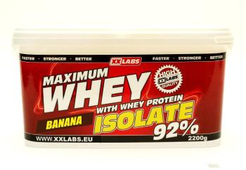 Xxlabs Maximum Whey Protein Isolate 92  banán 2200 g