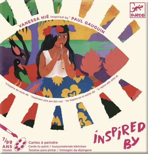 Inspired by Paul Gauguin - Vyškrabávací obrázky