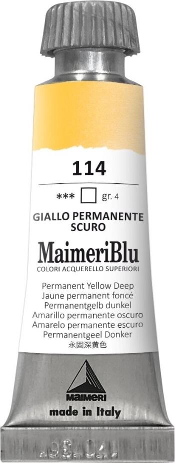 Maimeri Blu Akvarelová barva Permanent Yellow Deep 114 12 ml 1 ks
