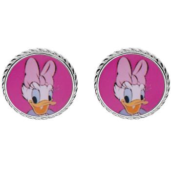 Disney Půvabné stříbrné náušnice Daisy Duck ES00029SL