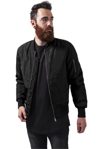 Urban Classics 2-Tone Bomber Jacket blk/blk - 3XL