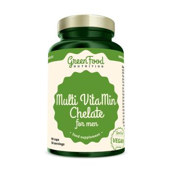 GreenFood Nutrition Multi VitaMin Chelate pro muže 90 kapslí