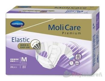 MoliCare Premium Elastic 8 kvapiek M plienkové zanohavičky lepovacie 26ks