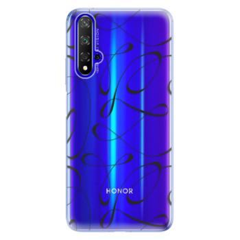 Odolné silikonové pouzdro iSaprio - Fancy - black - Huawei Honor 20