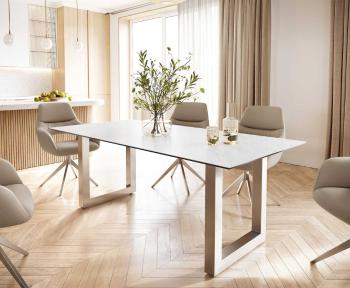 Jídelní stůl Edge 200x100 cm keramika Laminam® Statuarettio
