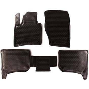 SIXTOL Gumové koberce VOLKSWAGEN Touareg II Terrain Tech, 2010-2015, 2015-03/2018 (HBC10695)