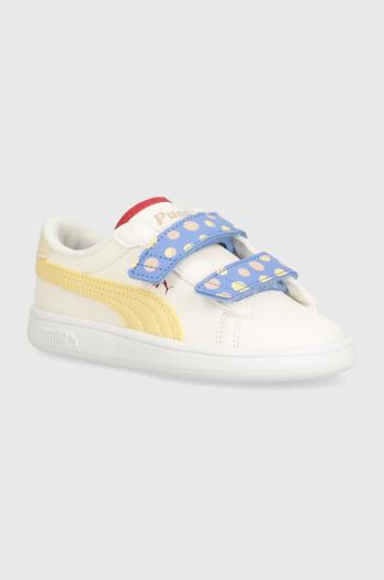 Dětské sneakers boty Puma Smash 3.0 Summer Camp V Inf béžová barva