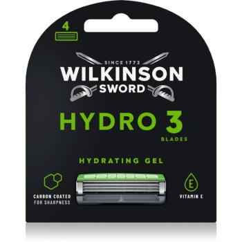 Wilkinson Sword Hydro3 Skin Protection Black Edition náhradní hlavice 4 ks