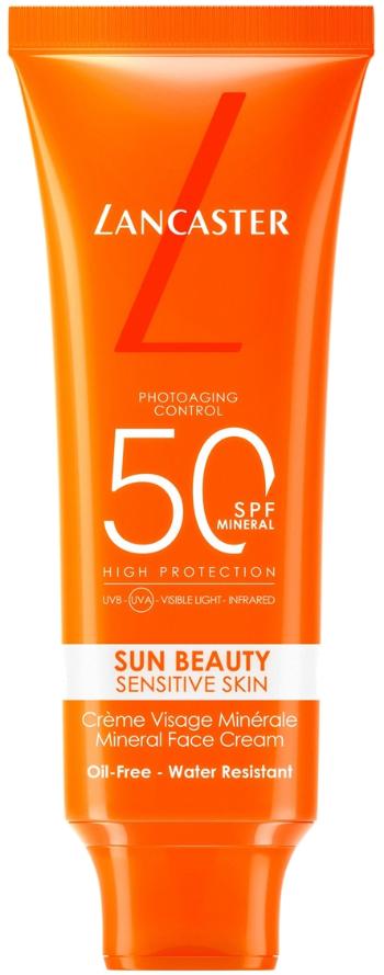 Lancaster Minerální opalovací krém Sun Beauty Sensitive Skin SPF 50 (Mineral Face Cream) 50 ml