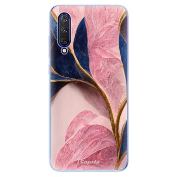 Odolné silikonové pouzdro iSaprio - Pink Blue Leaves - Xiaomi Mi 9 Lite