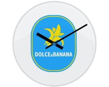 Hodiny skleněné Dolce & Banana