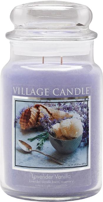 Village Candle Vonná svíčka ve skle Lavender Vanilla 602 g