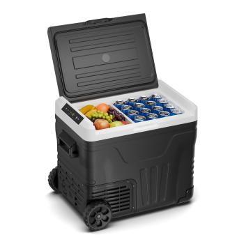 Klarstein PolarForce 50L kompresorový chladící box| LCD panel, osvětlení, off-road, ochrana baterie, 12V/230V