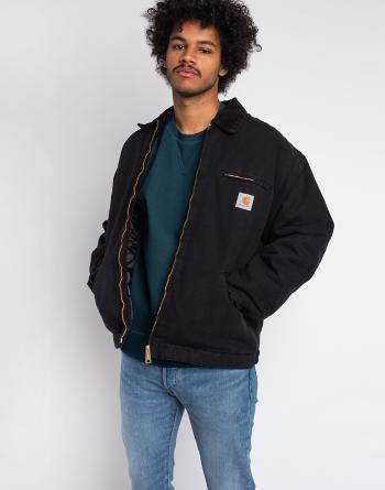 Carhartt WIP OG Detroit Jacket Black / Black aged canvas S