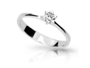 Cutie Jewellery Minimalistický prsten z bílého zlata Z6812-1953-10-X-2 48 mm