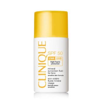 Clinique Minerální opalovací fluid na obličej SPF 50 (Mineral Sunscreen Fluid For Face) 30 ml