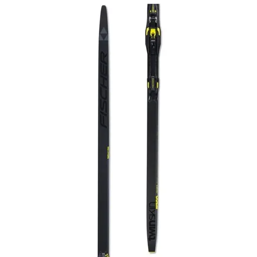 Fischer TWIN SKIN RACE MEDIUM + RACE CLASSIC 2024/25 Běžecké lyže skin, černá, velikost