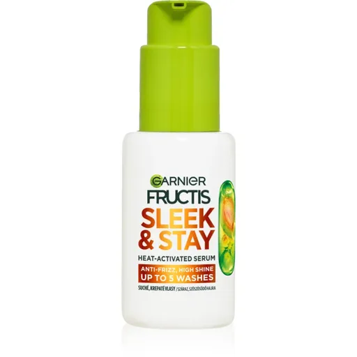 Garnier Fructis Keratin Sleek sérum pro suché a poškozené vlasy 50 ml