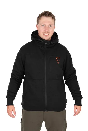 Fox rybářská bunda Collection Sherpa Jacket Black & Orange,Fox rybářská bunda Collection Sherpa Jacket Black & Orange