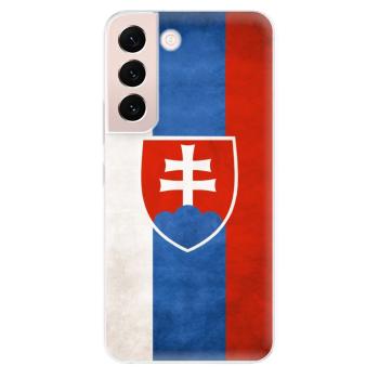 Odolné silikonové pouzdro iSaprio - Slovakia Flag - Samsung Galaxy S22+ 5G