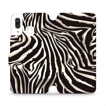 Flipové pouzdro na mobil Samsung Galaxy A40 - VA31P Zebří vzor (5903516087945)