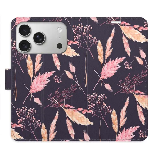Flipové pouzdro iSaprio - Ornamental Flowers 02 - iPhone 17 Pro