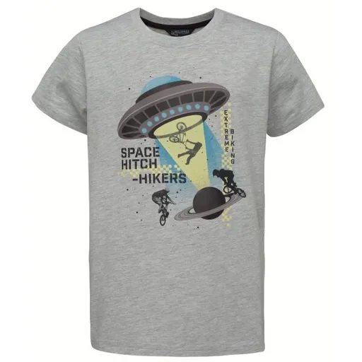 Lewro ASHBY Chlapecké triko, šedá, velikost 128-134