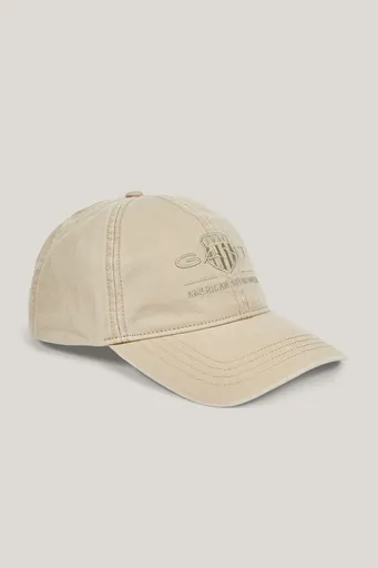 KŠILTOVKA GANT TONAL ARCHIVE SHIELD CAP CONCRETE BEIGE