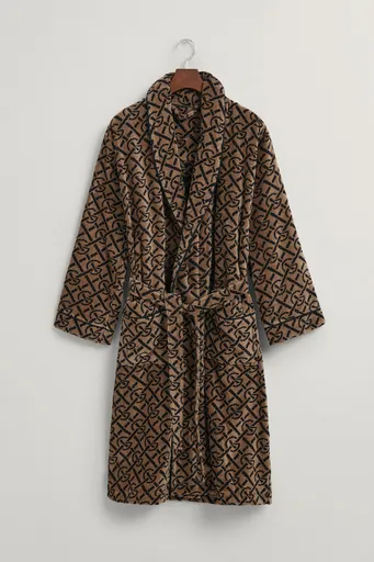 ŽUPAN GANT G-PATTERN ROBE COLD BEIGE
