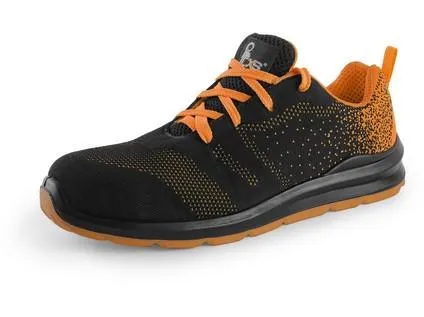 Obuv polobotka CXS TEXLINE CRES S1, s ocel.šp., černo-oranžová, vel. 39