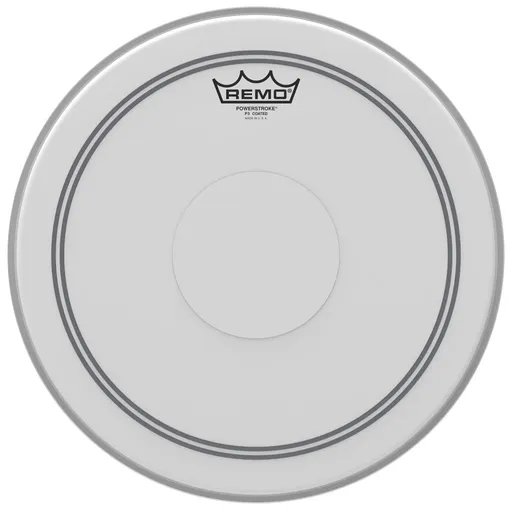 Remo 13" Powerstroke 3 Coated Clear Dot