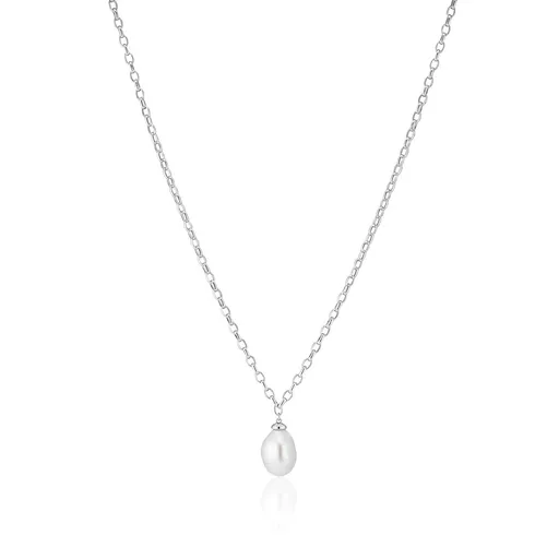 Sif Jakobs Elegantní stříbrný náhrdelník s barokní perlou Padua SJ-N2455-P