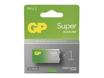 Baterie 6F22 (9V) alkalická GP Super 9V 1ks