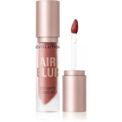 Makeup Revolution Air Blur Liquid Lipstick lehká tekutá matná rtěnka odstín Whisper 3.5 ml