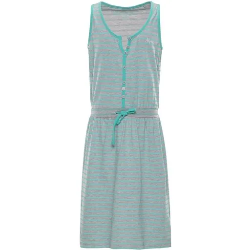ALPINE PRO GOGO Dětské letní šaty, tyrkysová, velikost 164-170