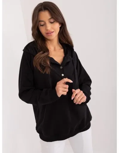 Dámská halenka s kapucí černá