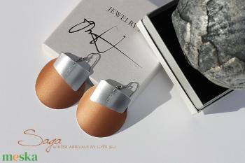 SAGA BRONZE fülbevaló