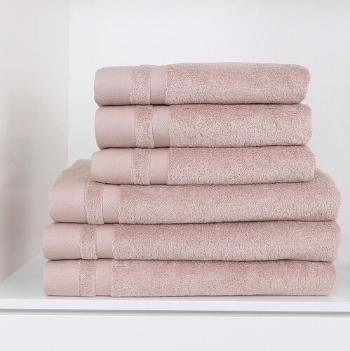 Matějovský Eucalypta törölköző púder, 70 x 140 cm, rózsaszín, 70 x 140 cm