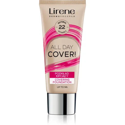 Lirene Vitamin E krycí fluidní make-up odstín 22 Natural 30 ml